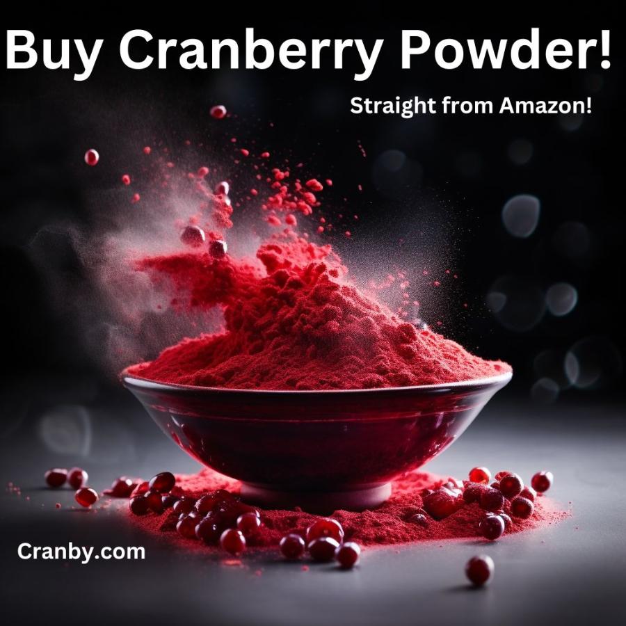 Buy Cranberry Powder - made with Fresh Cranberries!